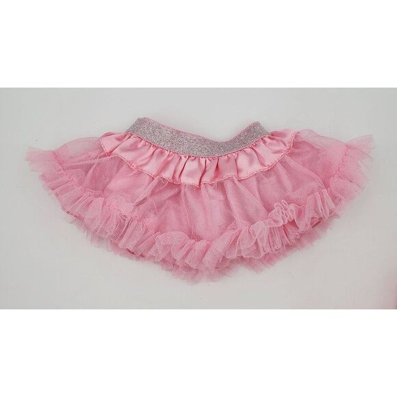 Build A Bear Girls Clothing Shoe Lot Pink Dress Sleep Shorts Skirt Tulle Sparkle - Picture 2 of 10